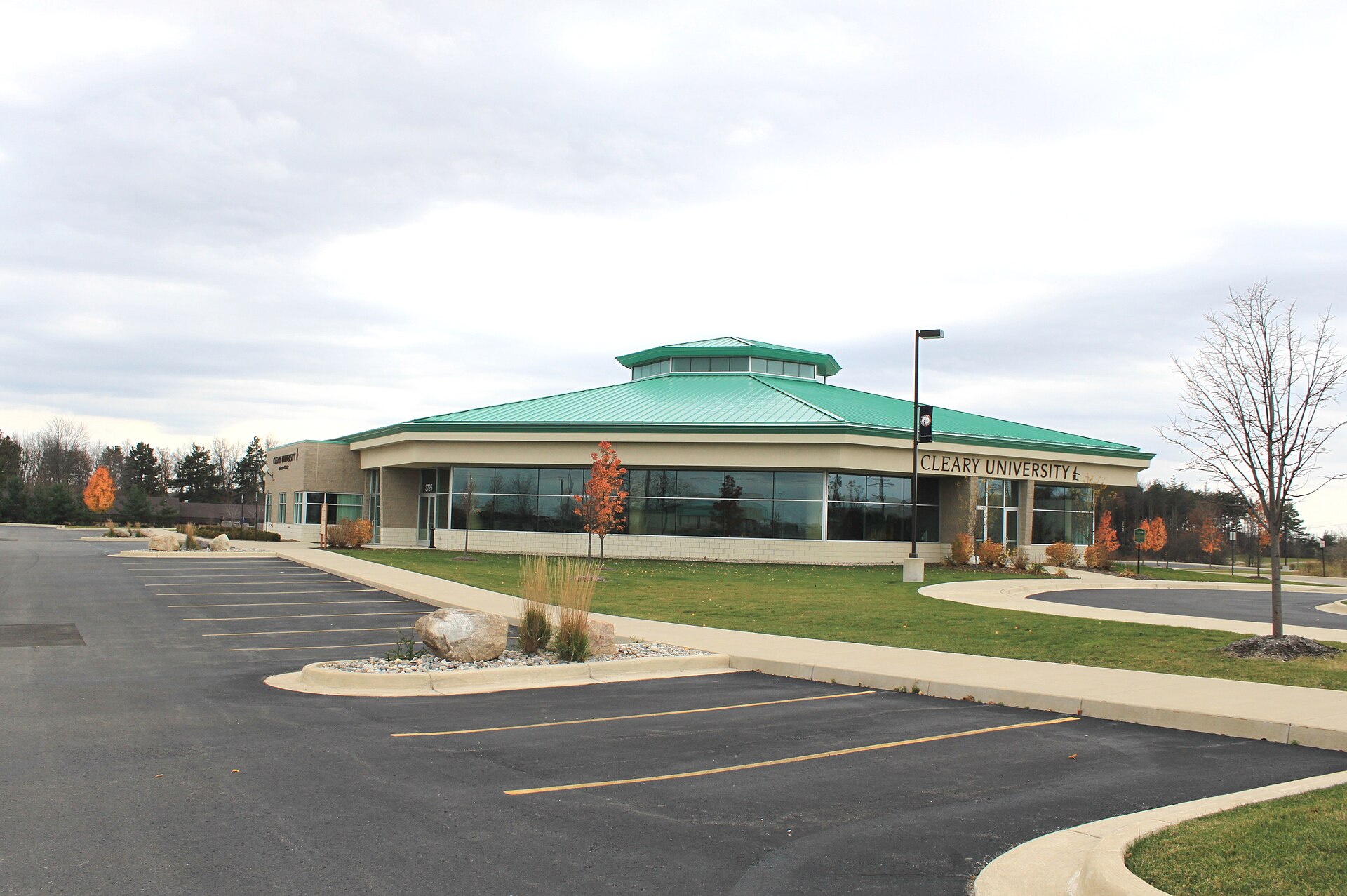 Johnson Center building on Cleary University’s Livingston Campus in Howell