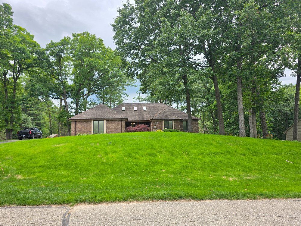 Yard seeding after landscape tear out